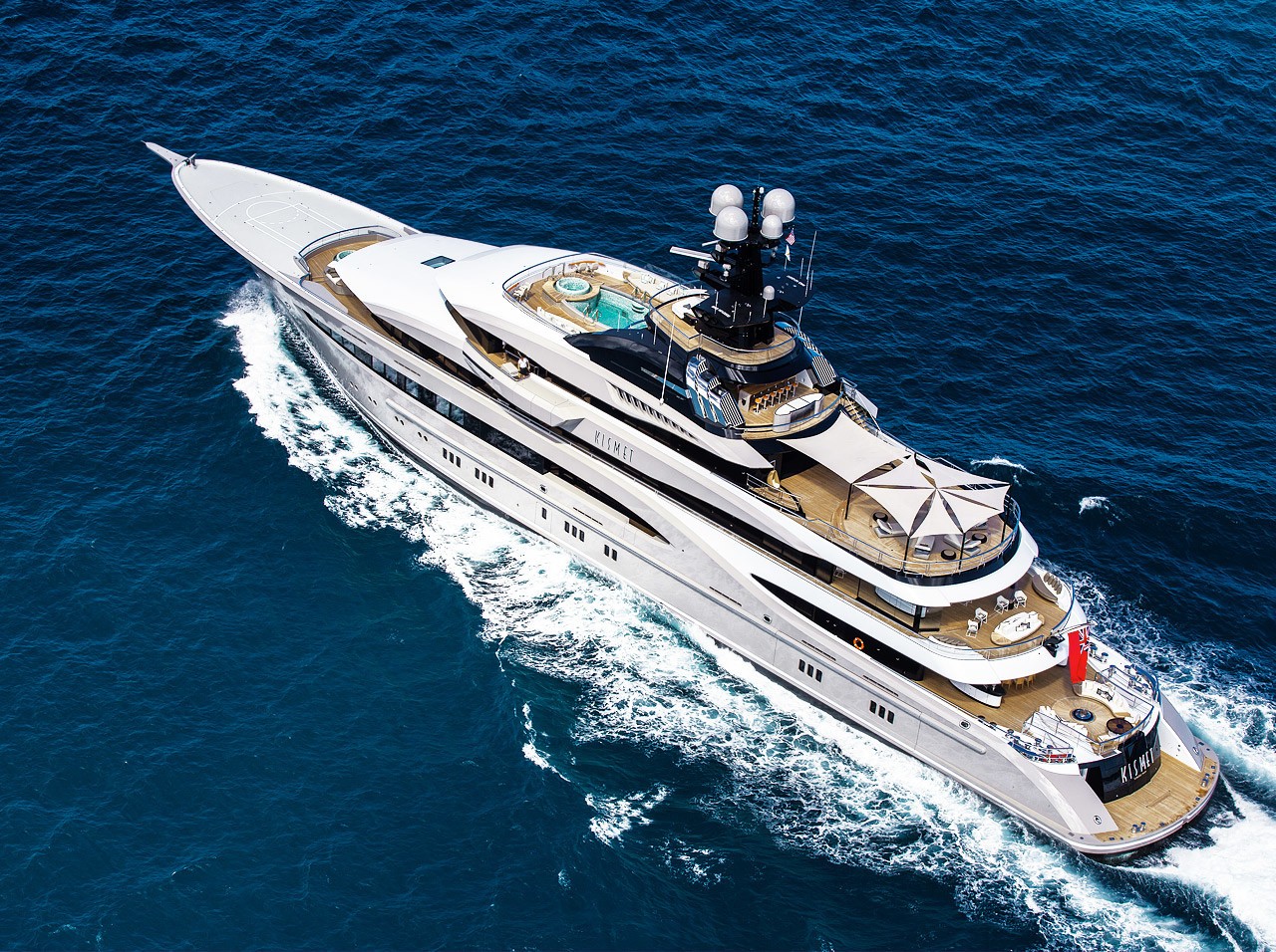 KISMET Yacht Charter Details, Lurssen CHARTERWORLD Luxury Superyachts